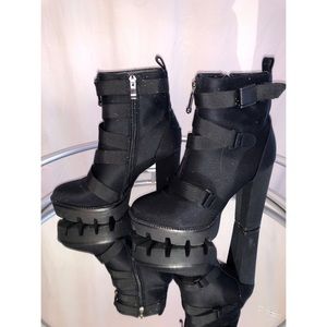 Strap boots